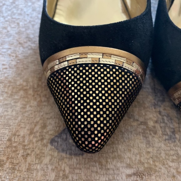 ORO made in Italy woman’s sling back shoes size 38 - Picture 3 of 14